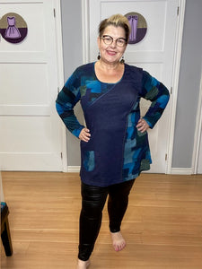 Kristina Long Sleeve Tunic by Parsley and Sage (available in plus sizes)