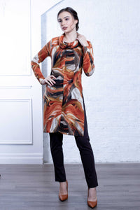 Pretty Long Tunic by Artex available in plus sizes