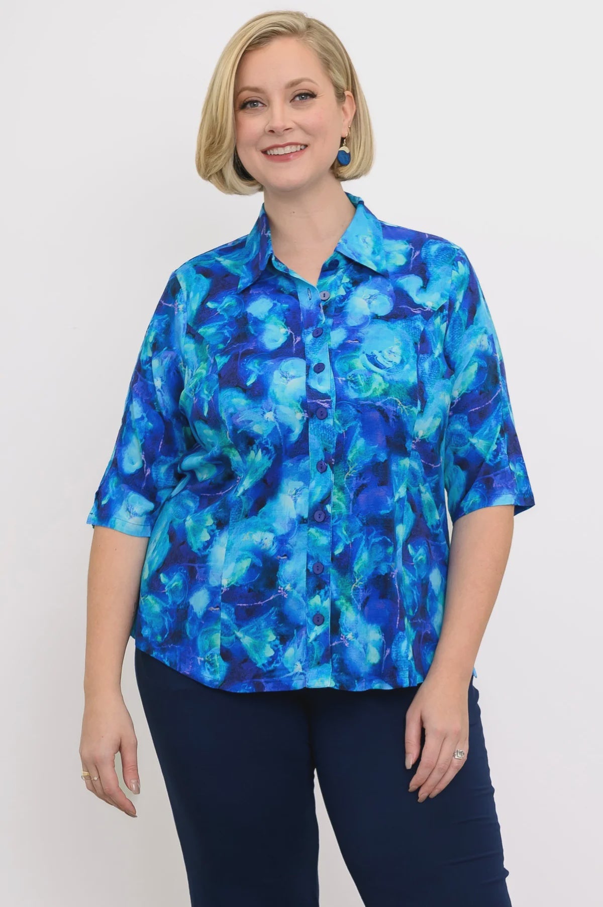 Lorine Ocean Reef Blouse