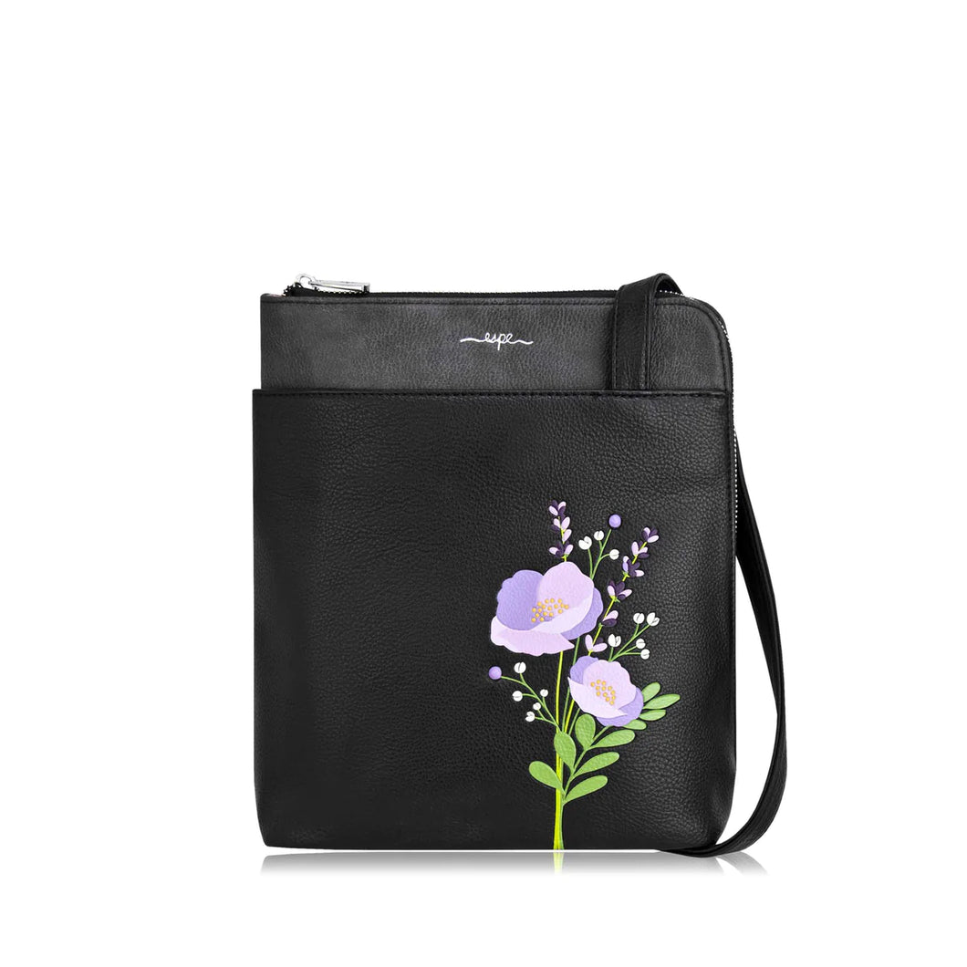 Meadow Messenger Bag in Black by Espe