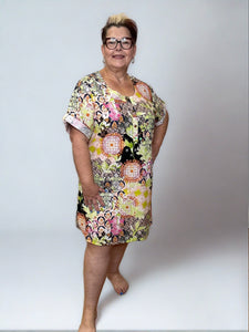 Printed Dress by Ezzewear (available in plus sizes)