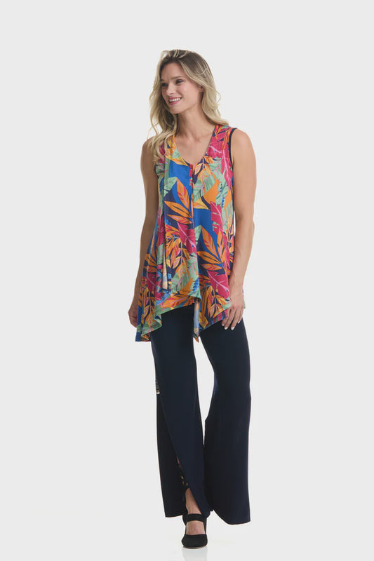Tropical Sleeveless Top