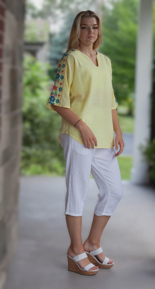 Pineapple Deniver Top