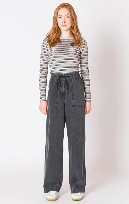 WIDE LEG DENIM PANT