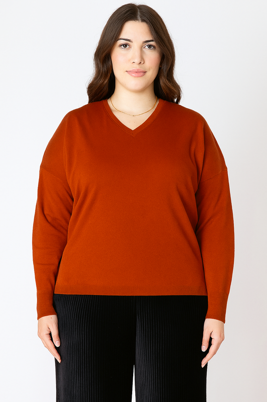 SOFT ORANGE SWEATER