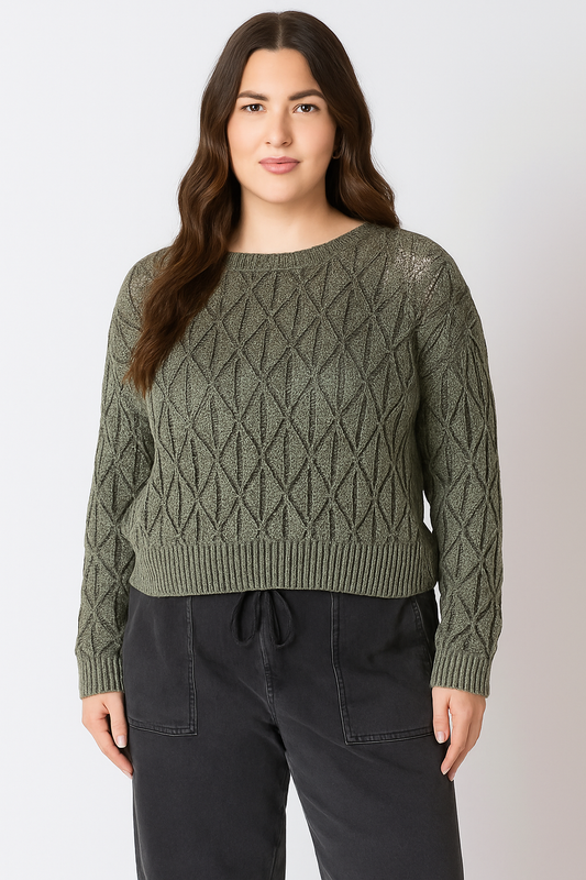 POINTELLE  SWEATER