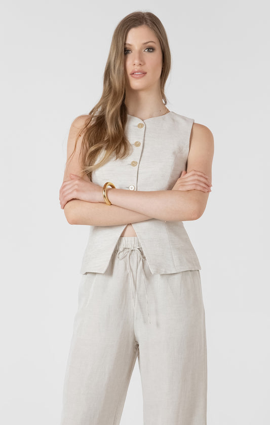 BUTTON UP VEST