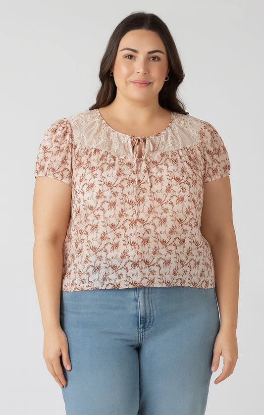 Lace Detail Top