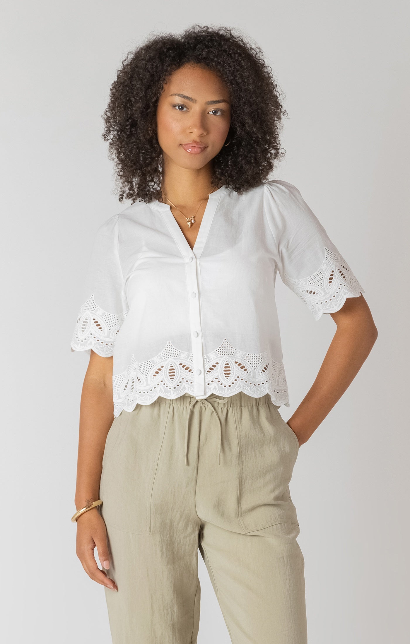 Eyelet Blouse