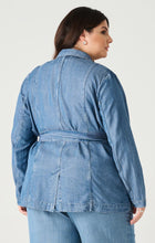 Load image into Gallery viewer, DRAPEY BELTED BOYFRIEND BLAZER by Dex (available in plus sizes)
