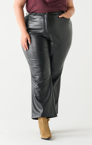 PU STRAIGHT LEG PANTS by Dex (available in plus sizes)