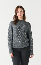 Load image into Gallery viewer, EMBELLISHED CABLE SWEATER by Dex
