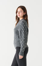 Load image into Gallery viewer, EMBELLISHED CABLE SWEATER by Dex
