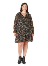 Load image into Gallery viewer, TIERED WRAP DRESS by Dex (available in plus sizes)
