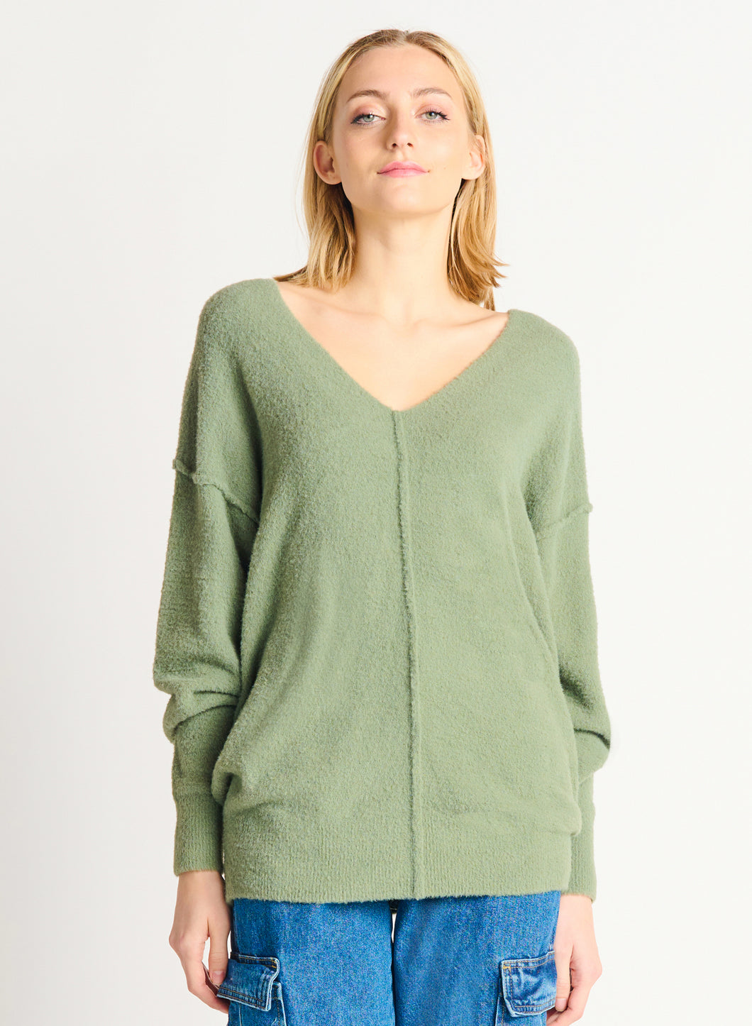 ULTRA SOFT V-NECK SWEATER by Dex (available in plus sizes)