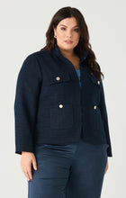 Load image into Gallery viewer, TEXTURED POCKET DETAIL JACKET by Dex (available in plus sizes)
