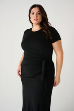 Load image into Gallery viewer, KNOT DETAIL MIDI DRESS by Dex (available in plus sizes)
