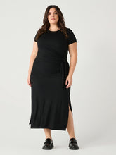 Load image into Gallery viewer, KNOT DETAIL MIDI DRESS by Dex (available in plus sizes)
