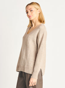 Slit Hem Sweater by Dex