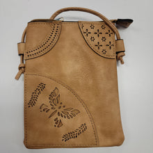 Load image into Gallery viewer, Pretty Butterfly Crossbody Faux Leather Purse

