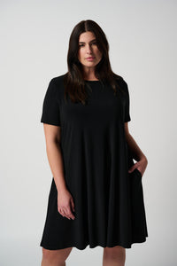 A-Line Short-Sleeve Dress by Joseph Ribkoff (available in plus sizes)