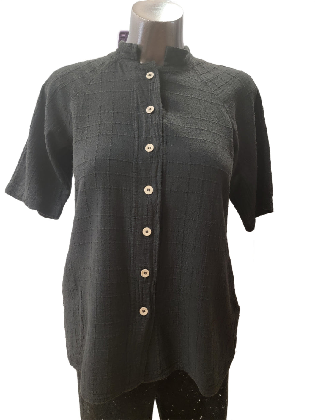 Button Up Eden Shirt by Ezzewear (available in plus sizes)