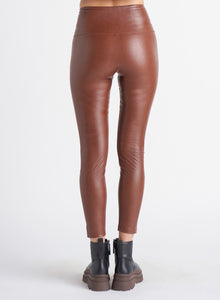 High Waisted Faux Leather Legging (available in plus sizes)