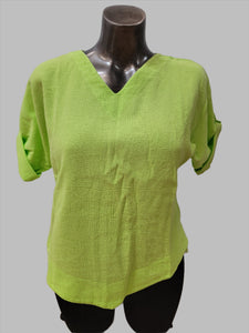 V-Neck Bria Top by Ezzewear (available in plus sizes)