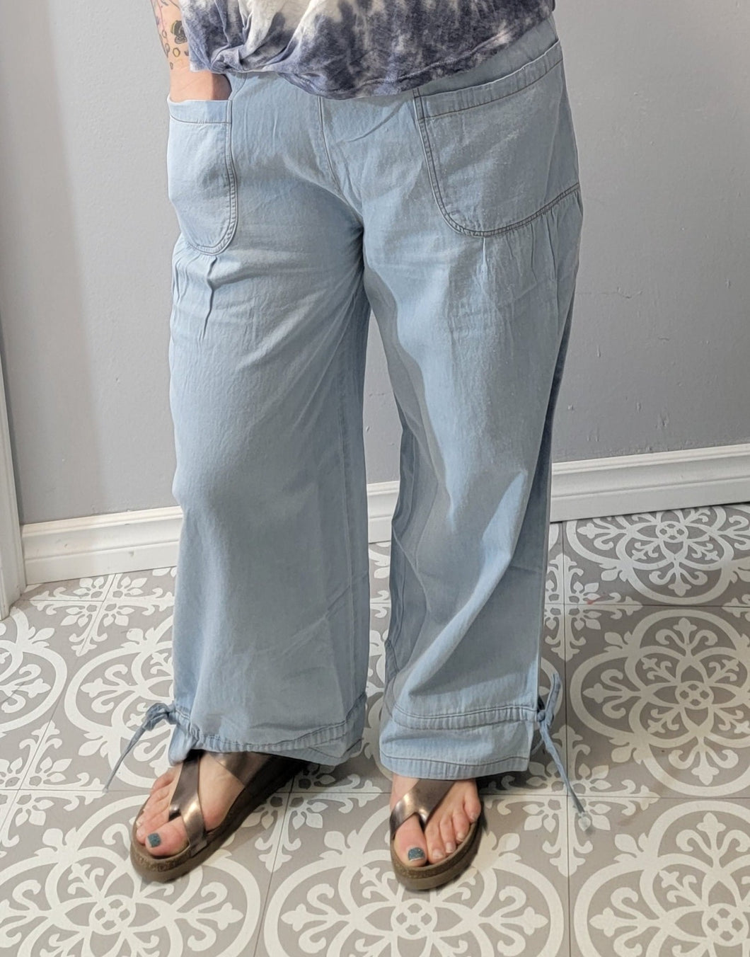Delia Soft Cotton Pants by Parsley and Sage (available in plus sizes)