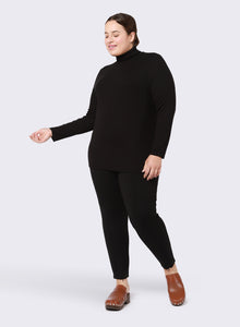 Rib Knit Turtleneck (available in plus sizes)
