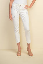 Load image into Gallery viewer, White Embellished Jeans by Joseph Ribkoff available in plus sizes
