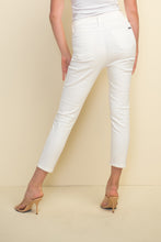 Load image into Gallery viewer, White Embellished Jeans by Joseph Ribkoff available in plus sizes
