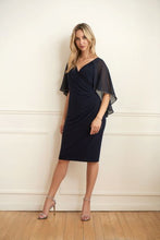 Load image into Gallery viewer, Gorgeous Navy Dress by Joseph Ribkoff (available in plus sizes)
