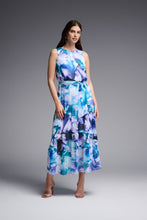Load image into Gallery viewer, Floral Flowy Designer Dress by Joseph Ribkoff (available in plus sizes)
