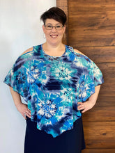 Load image into Gallery viewer, Cold Shoulder Butterfly Top by Black Labb (available in plus sizes)
