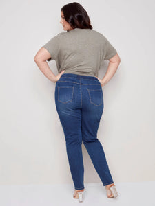 Denim Pant by Charlie B (available in Plus sizes)